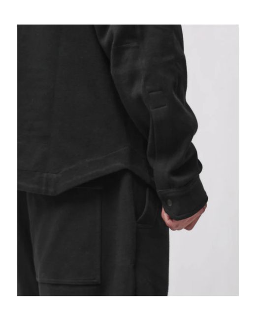Thom Krom Black Long-Sleeved Casual Jacket for men
