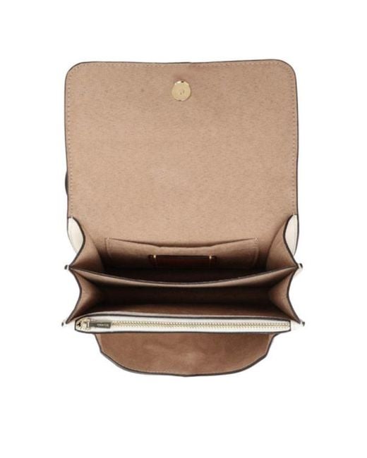 COACH White Flap Shoulder Bag