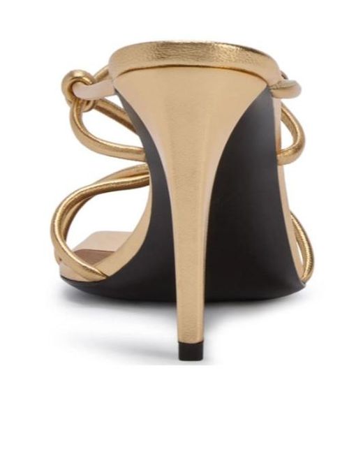 Giuseppe Zanotti White Gz Key Knotted Strap Mules
