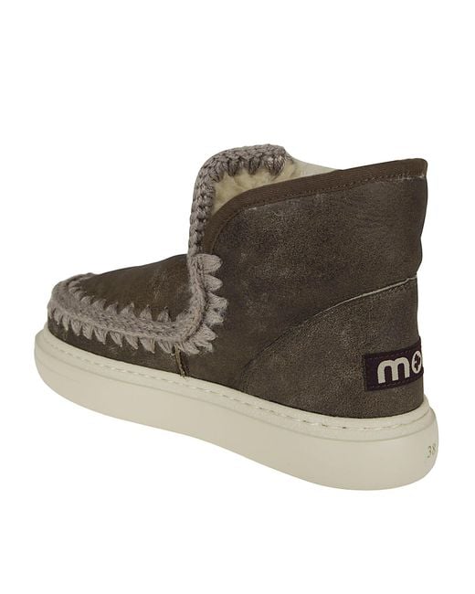 Mou Brown Eskimo Sneaker Bold Ankle Boots