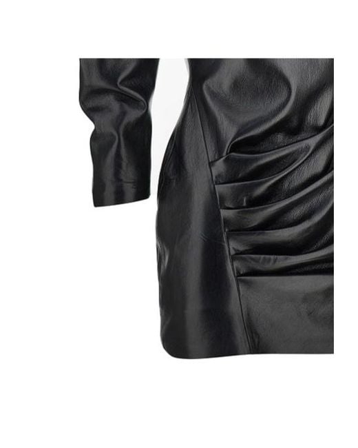 ANDAMANE Black Round-Neck Dress