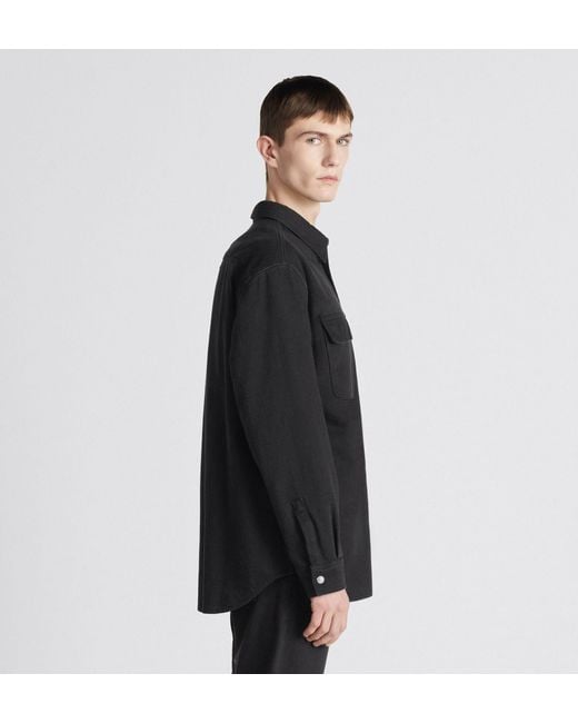 Dior Blue Christian Couture Reversible Shirt for men