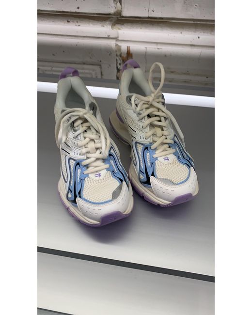 Balenciaga White X-Pander Wedge Sneakers