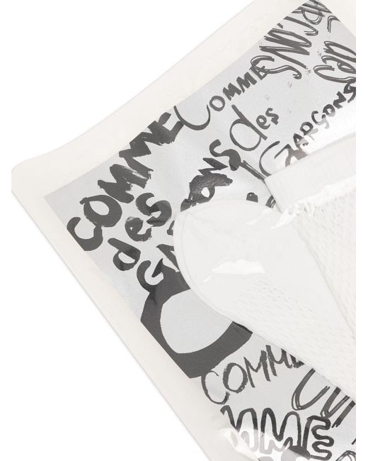 Comme des Garçons White Comme Des Garçons Open Knitted Socks for men