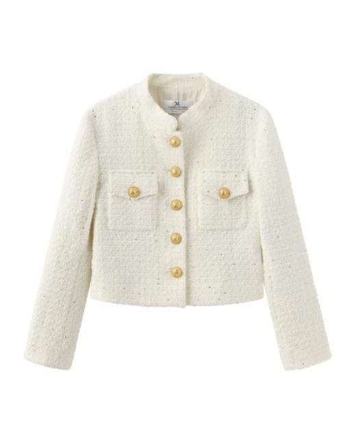 Marissa Chiara White Long-Sleeved Jacket