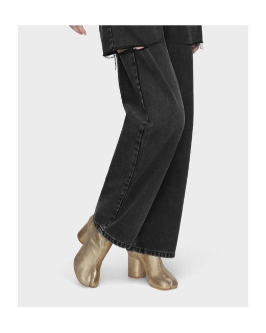Maison Margiela Natural Tabi Ankle Boots