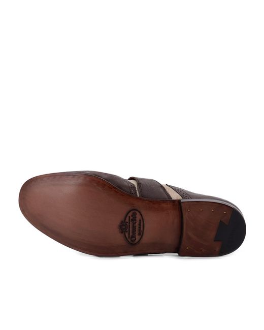 Church's Brown Buckle-Detailed Panelled Loafers for men