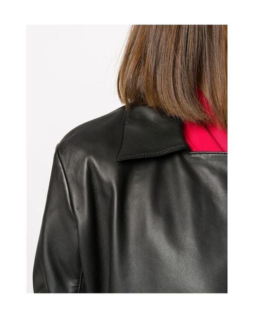 Emporio Armani Black Leather Jacket