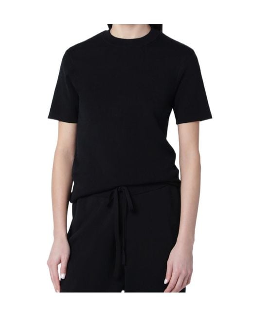 Entire studios Black Slim-Fit Knit T-Shirt