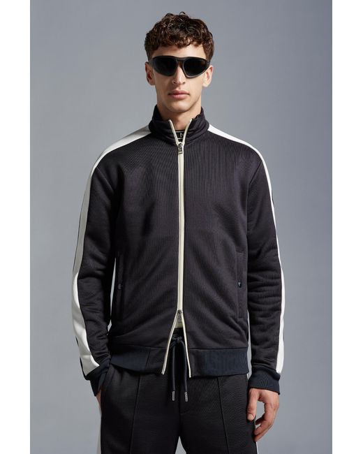 Moncler Blue Triacetate Sweatshirt for men