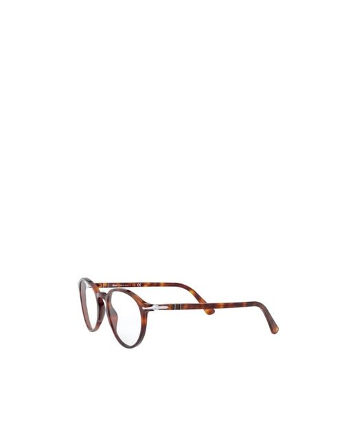Persol White Logo Flat Mirror for men