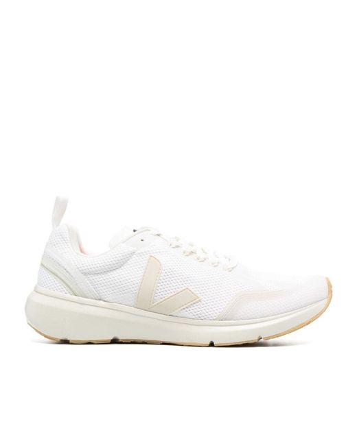 Veja White Logo Casual Sneakers for men