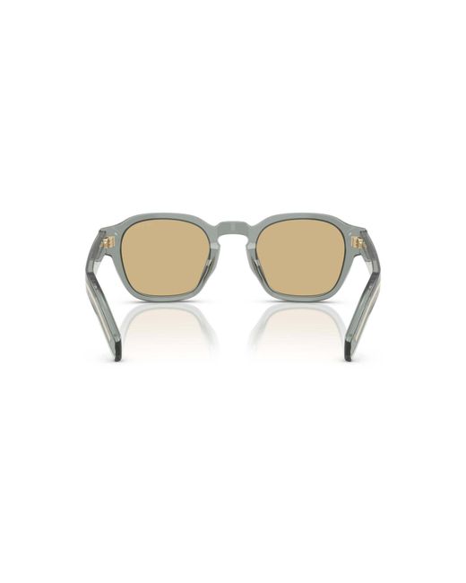 Prada Metallic Eyewear Square Frame Sunglasses for men