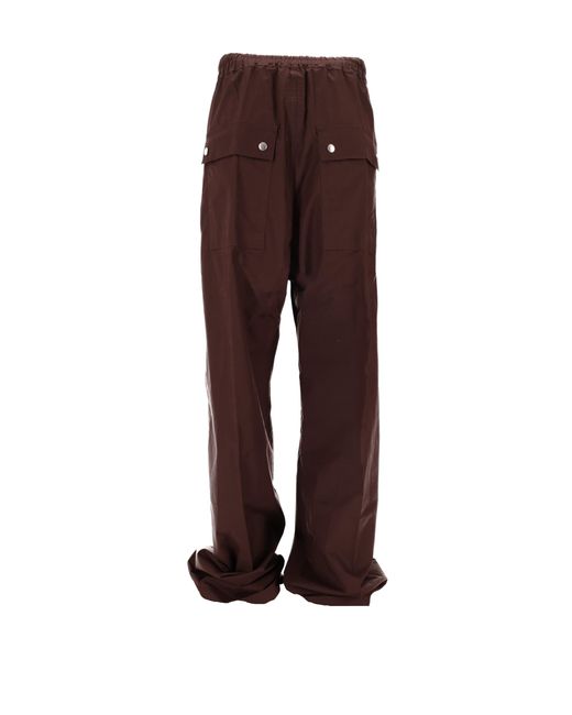 Rick Owens Brown Bela Wide-Leg Trousers
