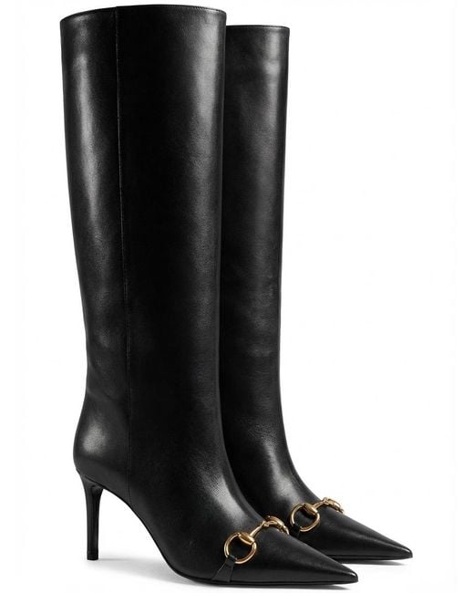 Gucci Black Donna Slip-On Boot