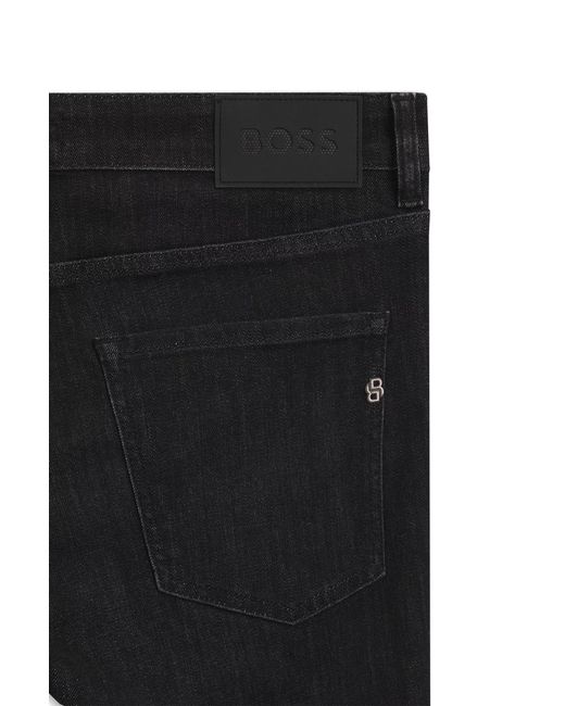 Boss Black Boss Wrinkle-Resistant Slim Fit Jeans for men