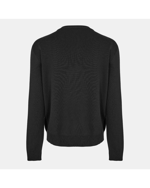 Gucci Black Crew Neck Knit Sweater for men