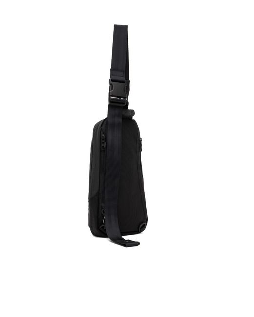Master Piece Black Logo Backpack for men