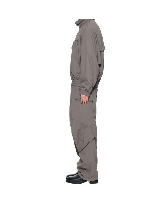 Wooyoungmi Gray Zip Detail Jacket for men