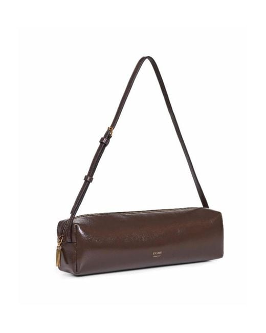 Khaite Metallic Kye Logo Stamp Shoulder Bag
