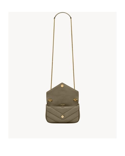Saint Laurent White Loulou Mini