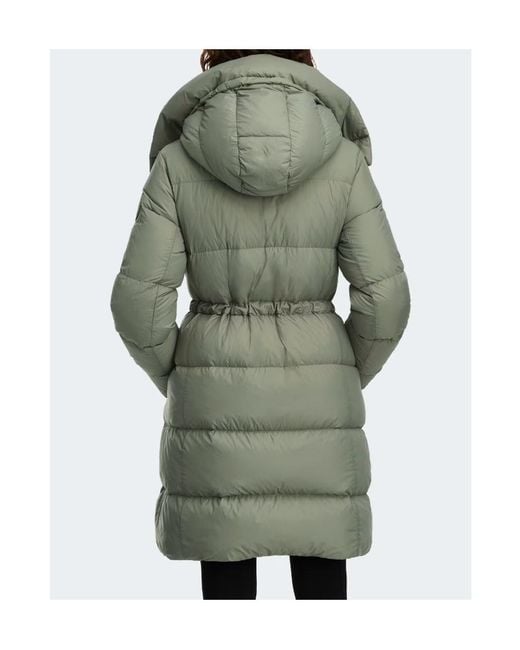 Canada Goose Green Montgomery Coat Tonal Label