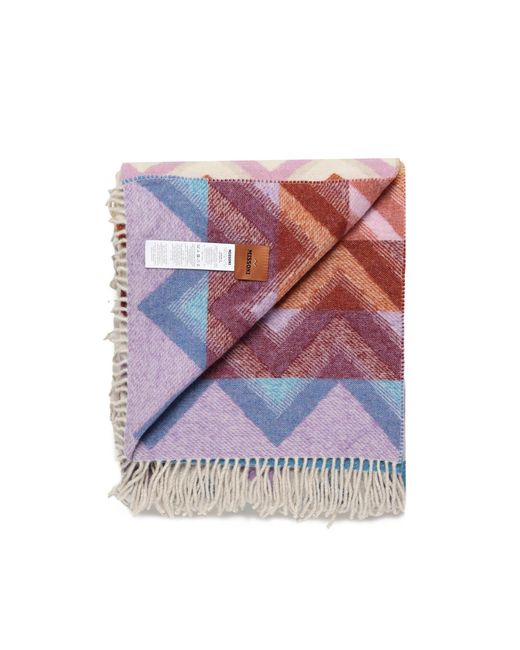 Missoni Blue Home Watamu Blanket for men