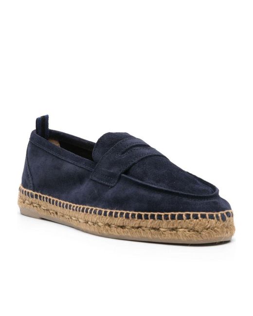 Castaner Blue Castañer Nacho Moccasin Espadrilles for men