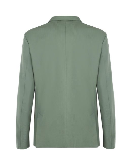 Herno Green Single-Breasted Tailored Blazer for men
