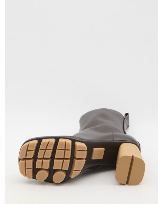 Bottega Veneta Black Shore Ankle Boots