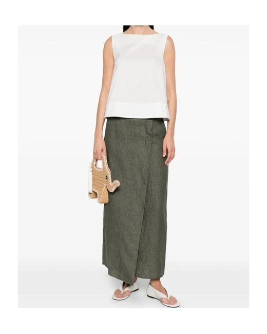 Herno Green Wrap Skirt