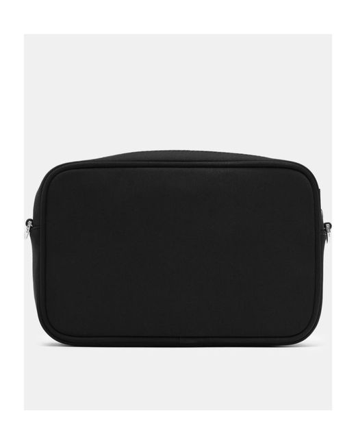 Amiri Black Logo-Print Messenger Bag for men