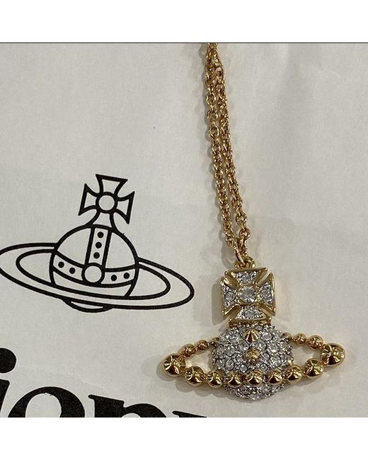 Vivienne Westwood White Logo Pendant Bracelet