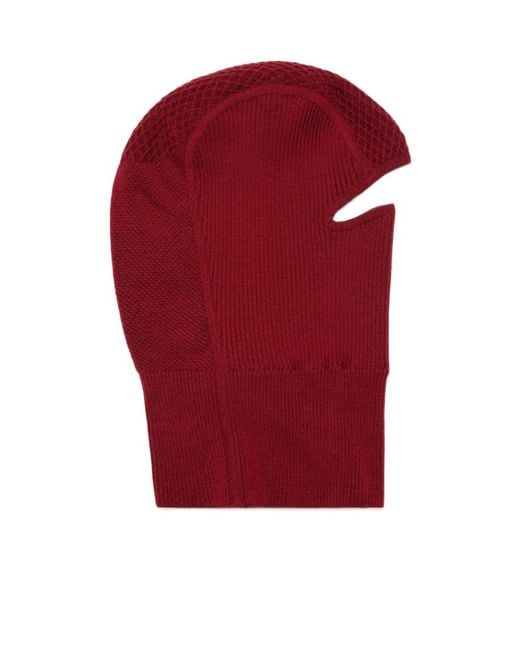 Loro Piana Red Durango Balaclava for men