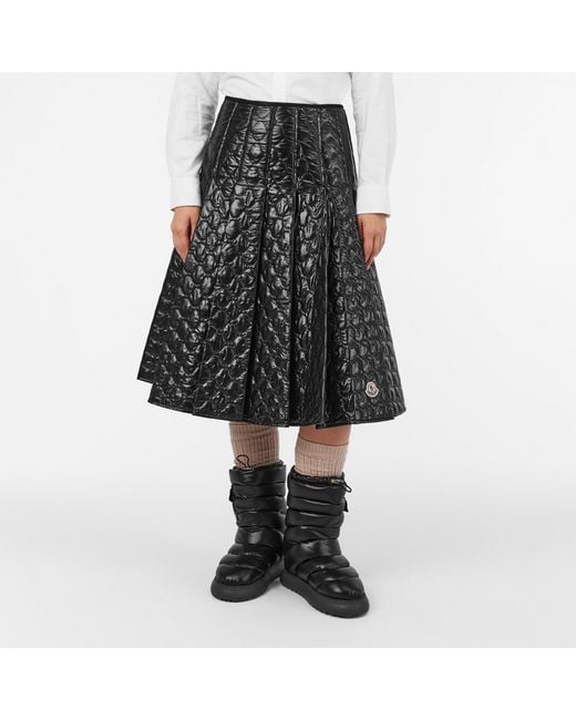 Moncler Black Pure Versatile Fashion Half Skirt