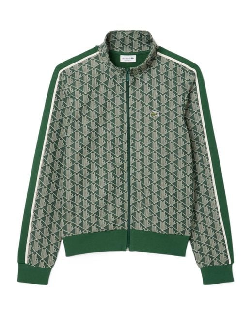 Lacoste Green Paris Zip-Up Track Jacket for men