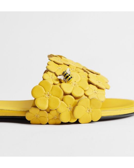 Dior Yellow Bloom Slide