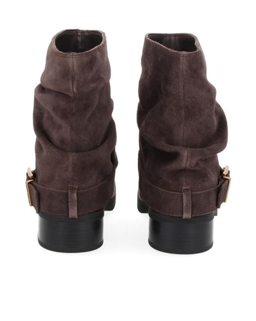 MICHAEL Michael Kors Brown Colby Ankle Boots
