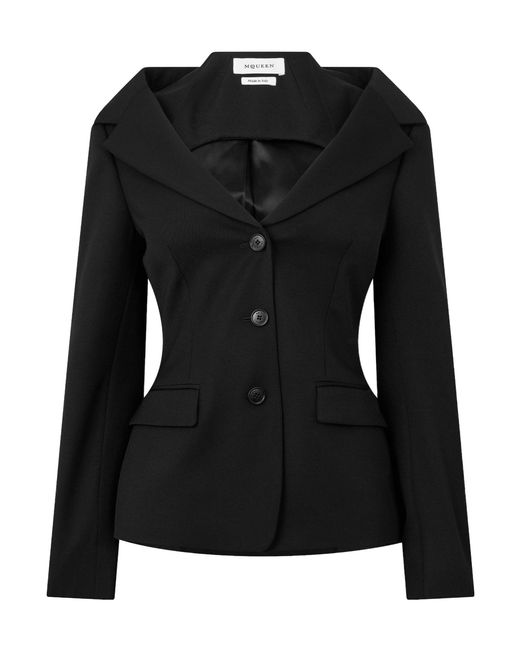McQueen Black Simple And Casual Jacket