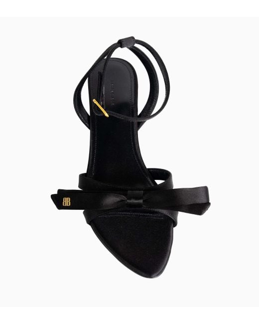 Balenciaga White Bow Detailed Strapped Sandals