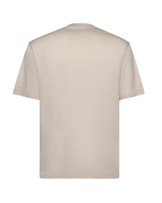 Eleventy White Relaxed Crew-Neck T-Shirt for men