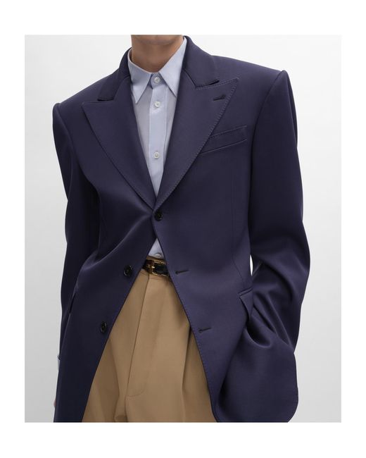 Céline Blue Colonne Jacket for men
