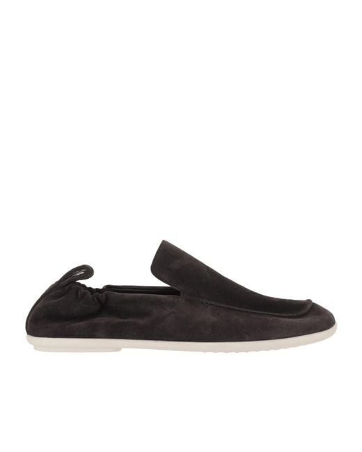 Bottega Veneta Black Round-Toe Loafers for men
