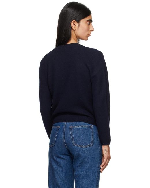 A.P.C. Blue Mila Button-Up Knitted Cardigan
