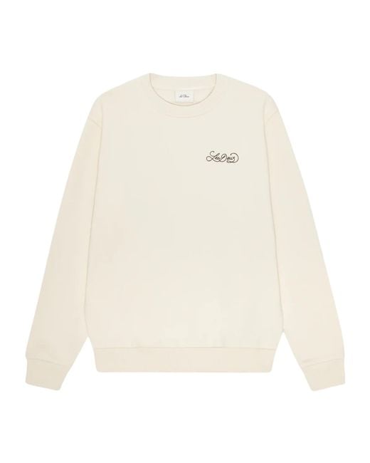 Les Deux White Long-Sleeve Sweatshirt for men