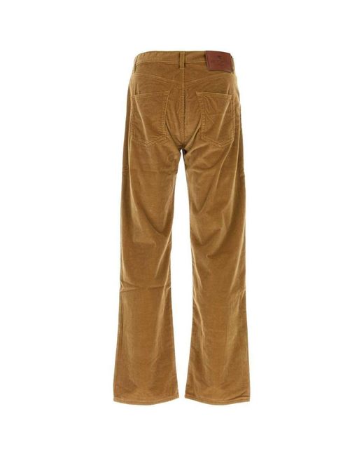 Etro Natural Corduroy Trousers for men