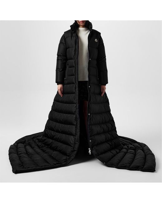 Moncler Black Logo Down Jacket
