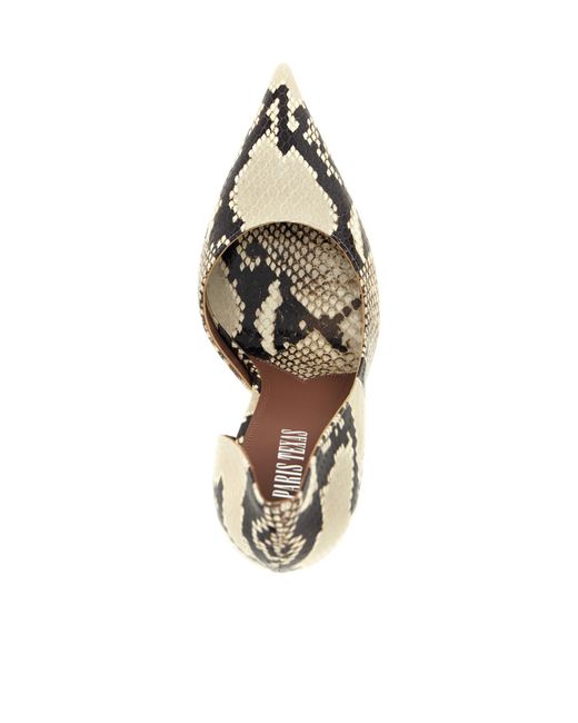 Paris Texas Metallic Printed Vera Pumps