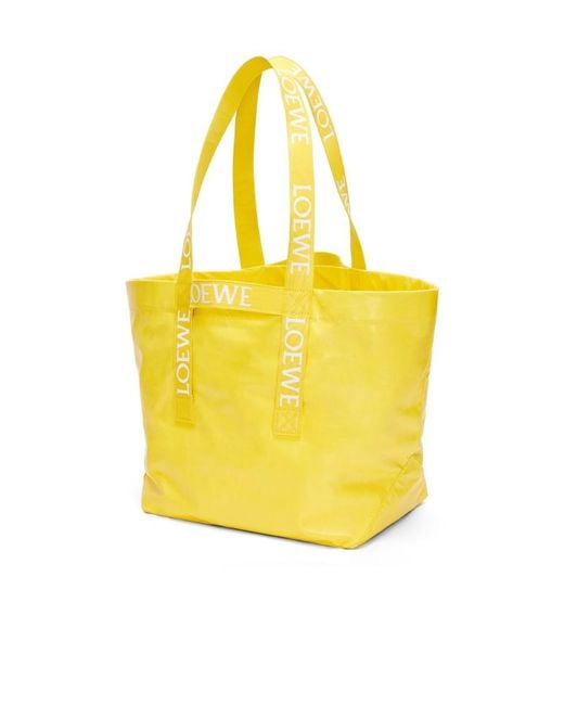 Loewe Yellow Fold Shopper for men