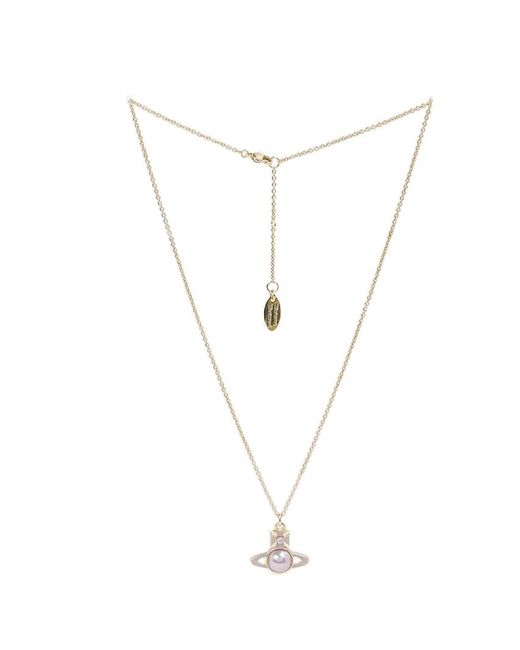 Vivienne Westwood White Pendant Necklace